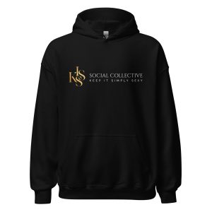 K.I.S.S. Logo Hoodie in black — front view