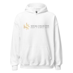 K.I.S.S. Logo Hoodie in white — front view
