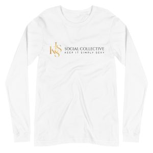 K.I.S.S. Logo Long Sleeve in white — front view